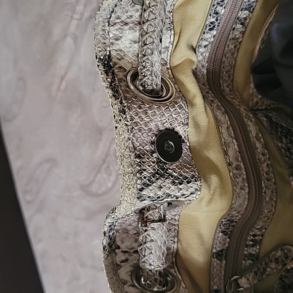 Cole Haan Embossed Python Bag - Picture 3 of 9